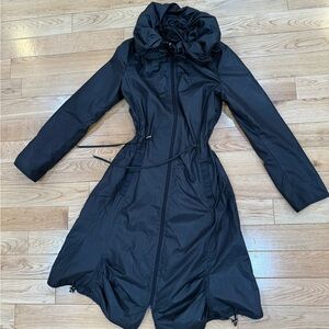 ARELINE PARIS BLACK RAINCOAT